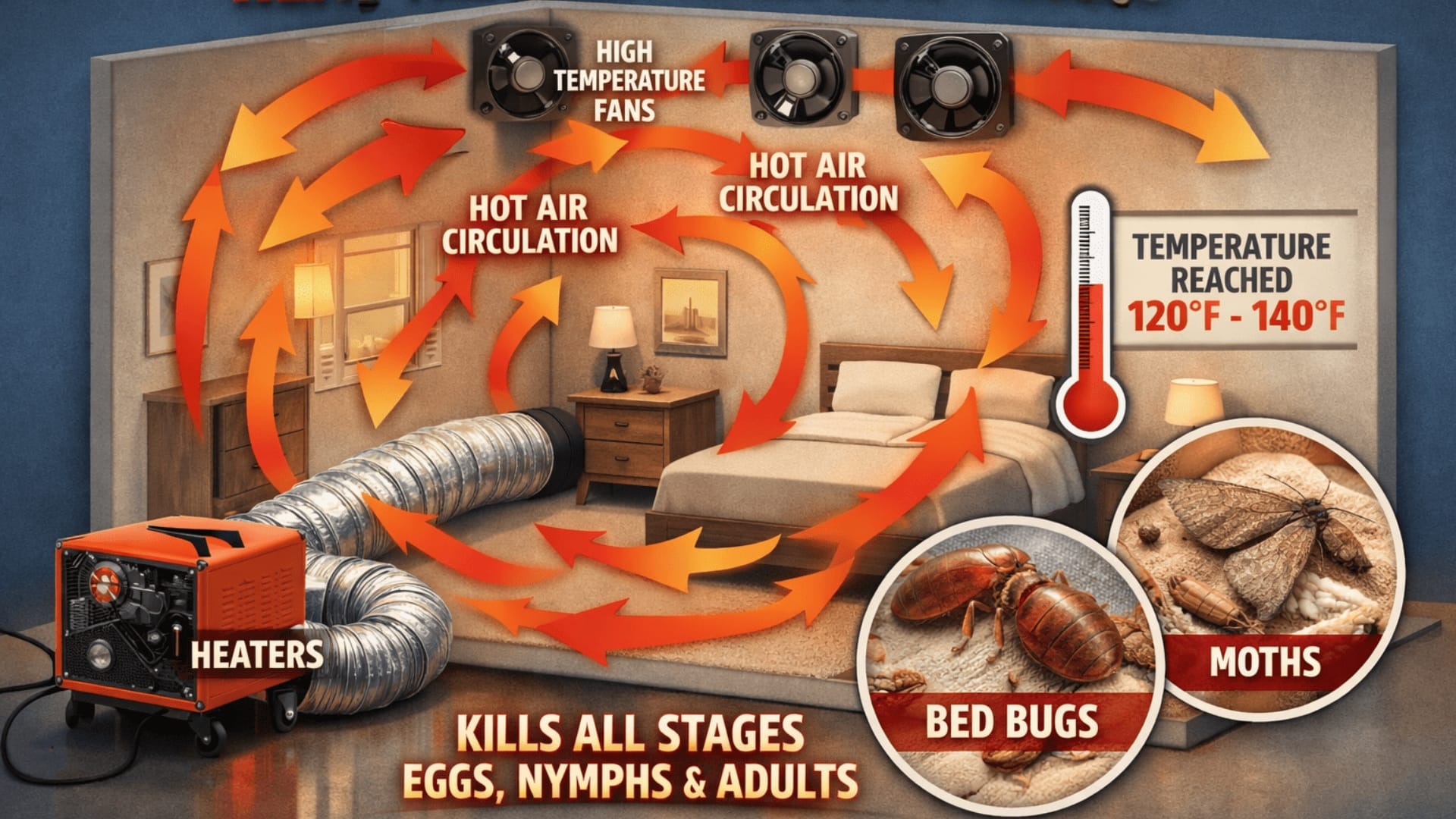 Heat Treatment Edmond OK Bed Bug Heat Treatment